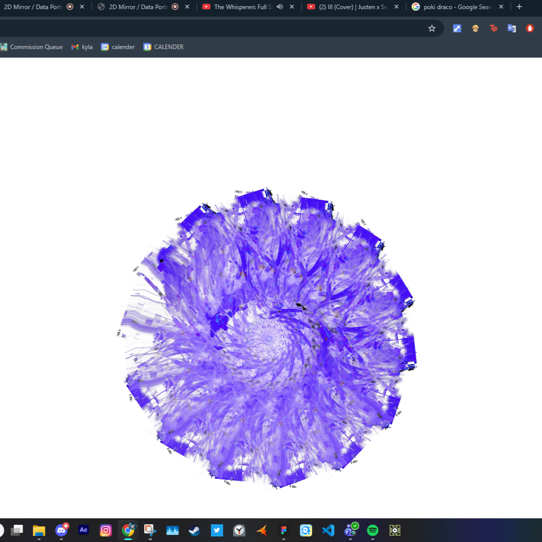 I had a blue wave image that I imported into the project and I wanted to see how it looks.