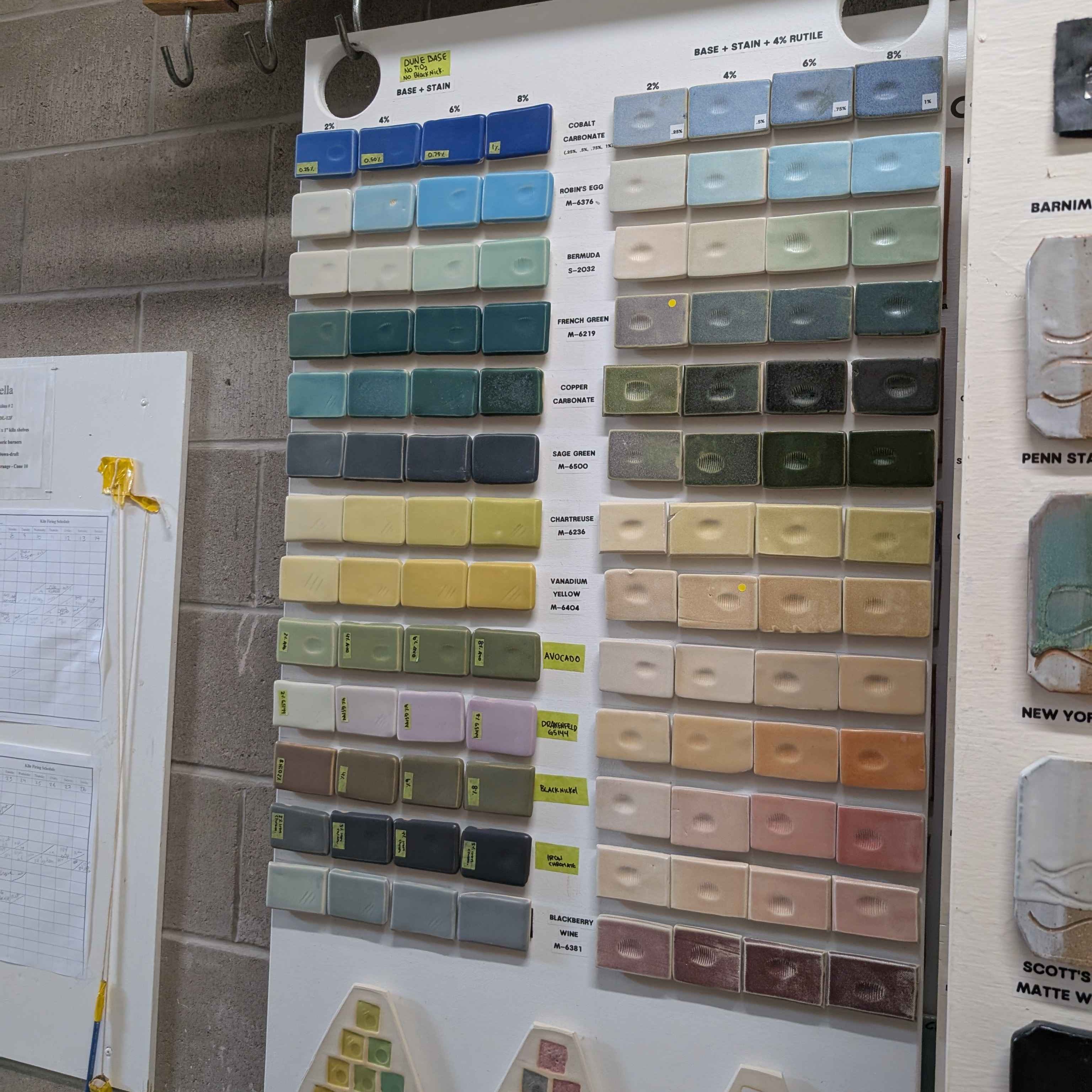 The students in the ceramics wing of the building explained in depth that different glazes were used for their project. Some of them were made 
                 by the students themselves. I found it interesting that different glazes can produce different results or finishes