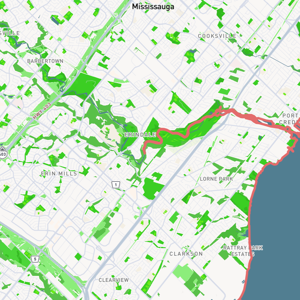 Opening mapbox for the first time was overwhelming, 
                                                                                       I started by playing around and navigating the map,
                                                                                       dragging my navigation around and zooming in on geographical areas I 
                                                                                       recognized. I tried to get close to oakville as much as I could in this picture.