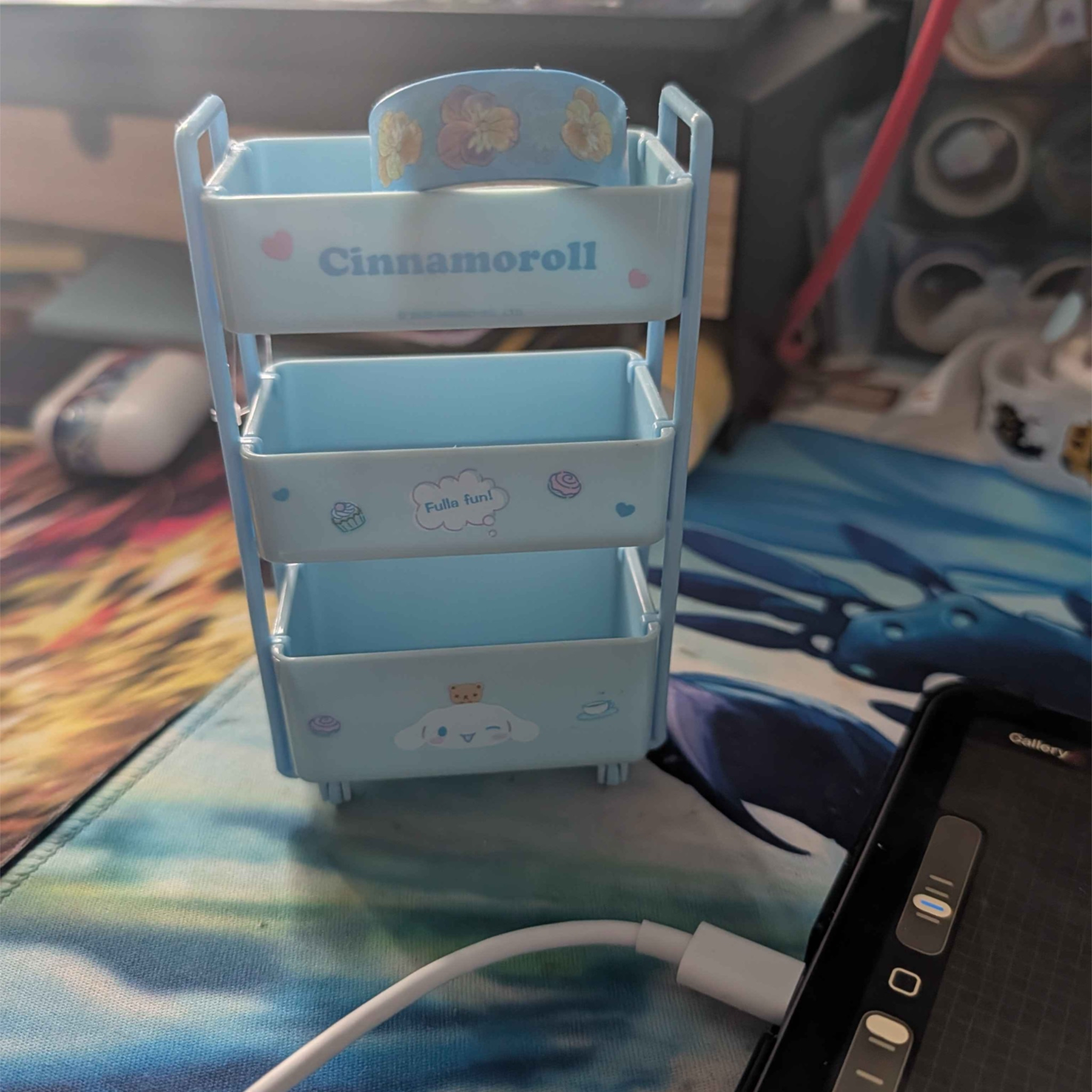 Picture of the trolley before I came up with any ideas for the electrical circut to improve the item.