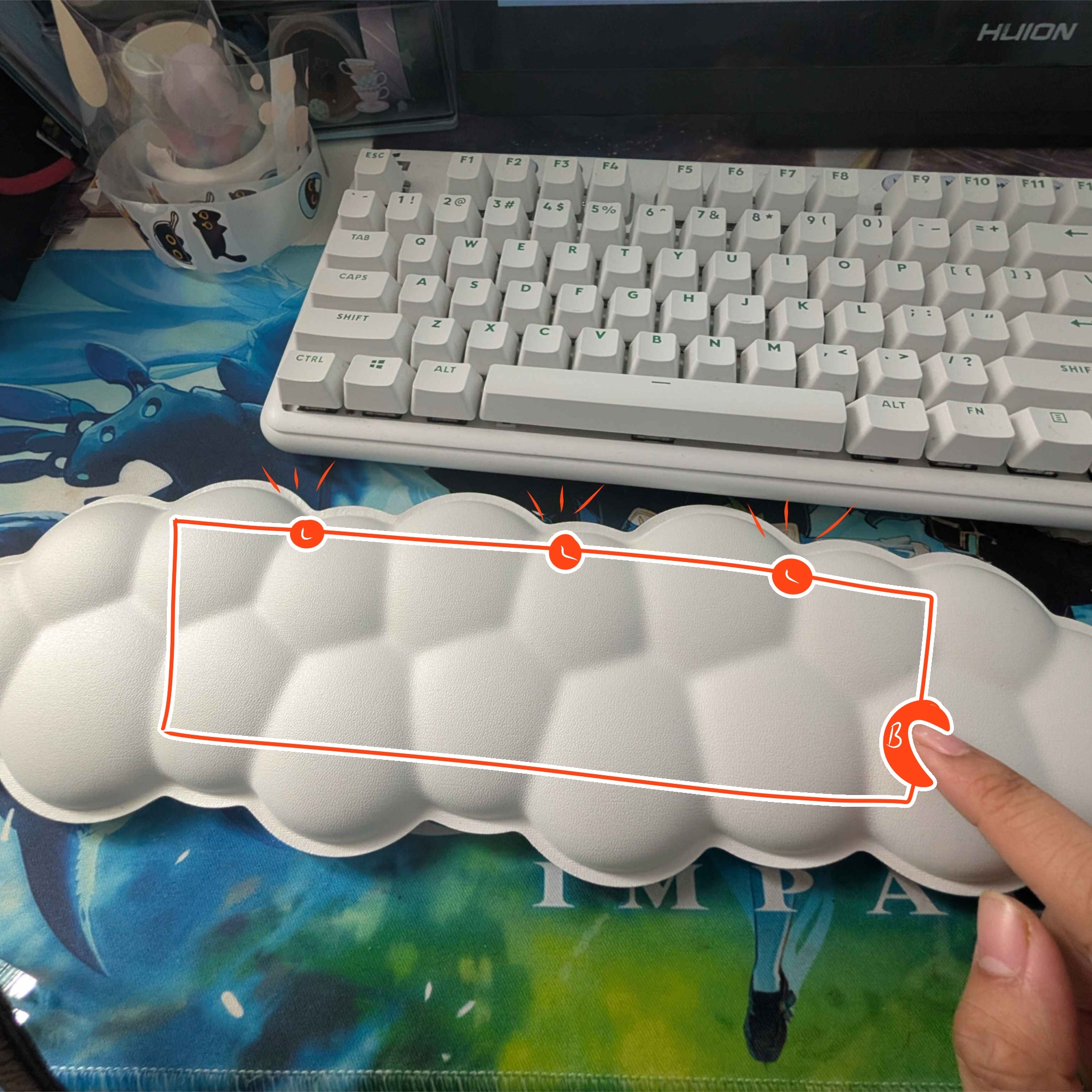 Adding some lights would be nice to have especially if it were to be dark and I'm still working on something. Sometimes my posture gets more relaxed and I'm resting my arms on the armrest while working. Having lights would probably be helpful to me and they would also be similar to those small lamp lights people use for reading that are usually found in IKEA.