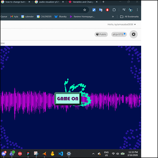 Figuring out placement for the waveforms.
