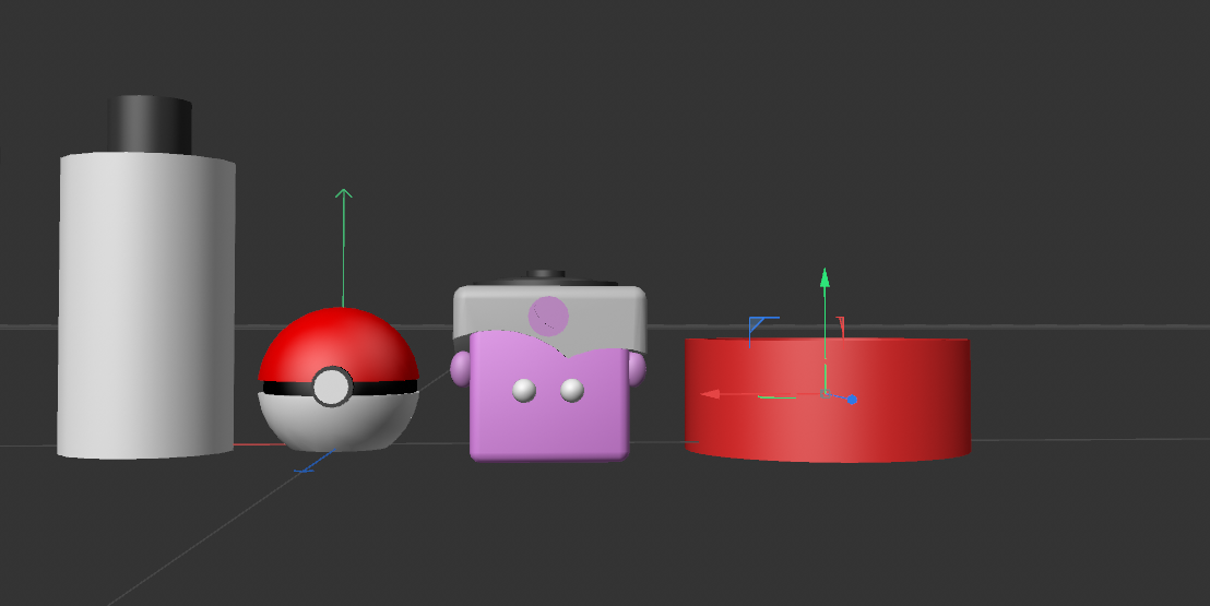 lineup of finished Models at the time