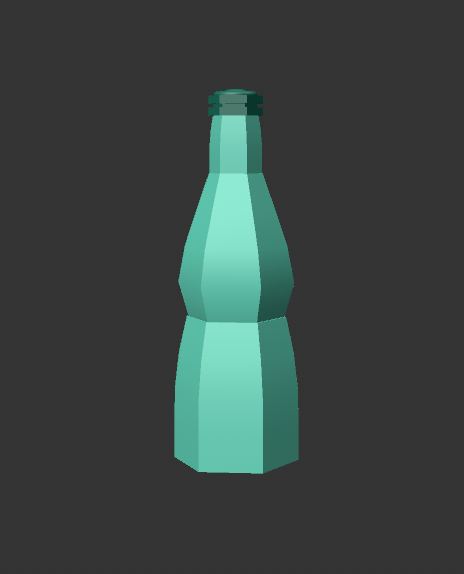  A work in progress screenshot of my candy jar bottle model, I was
                 searching for ways to improve what I had created. This screenshot was taken with the model
                 nearly complete
                 